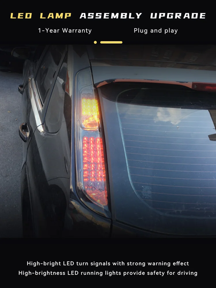 

Автомобильные фары для Ford Focus 2005-2014, задние фары в сборе, обновленные бифокальные линзы, динамический сигнал поворота, аксессуары