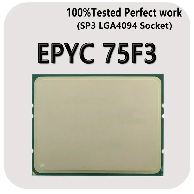 EPYC 75F3 2.95GHZ 32C/64T 64M 캐시 280W DDR4-2666V 소켓 sp3 LGA4094