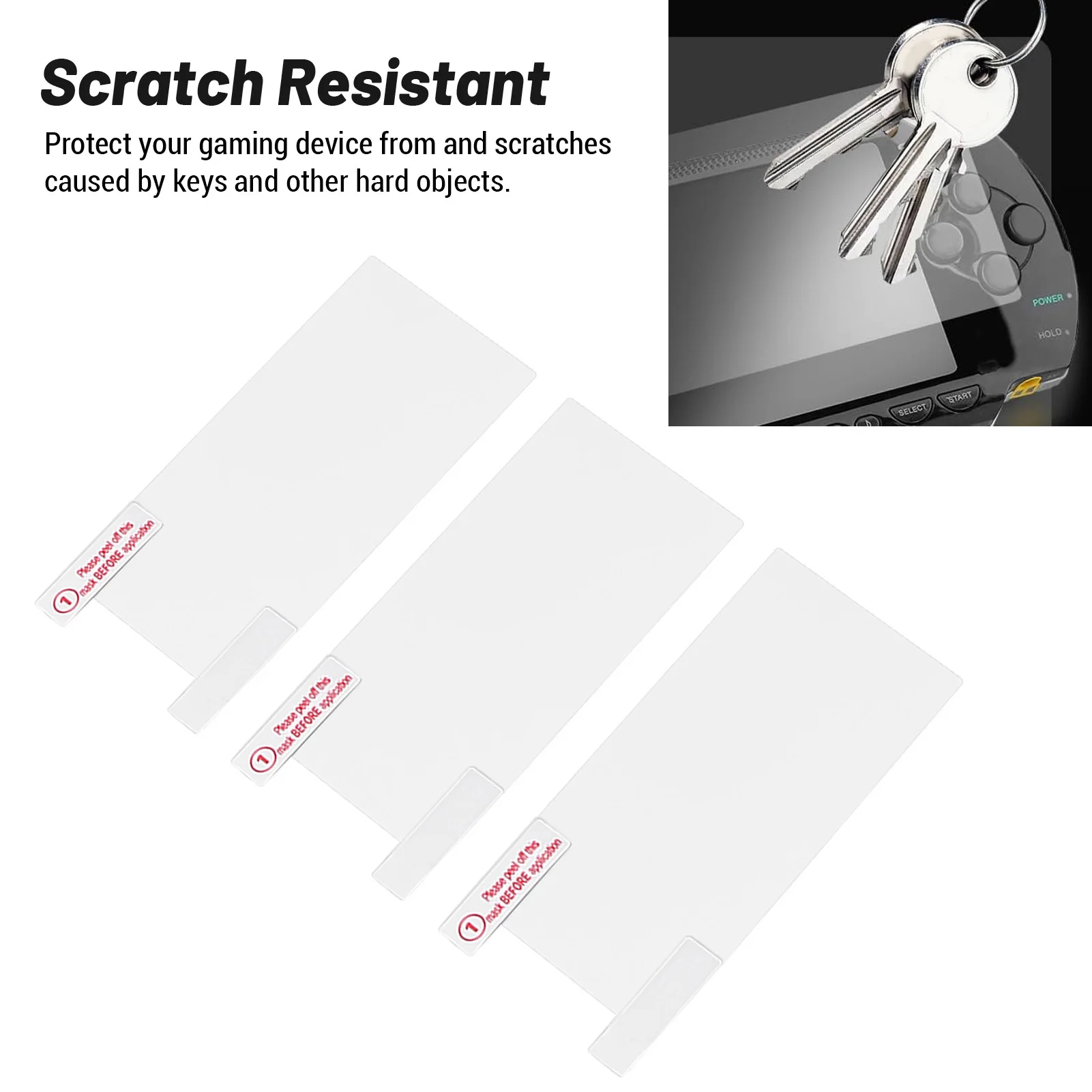 Premium Handheld Game Console Screen Protector Set - 3-Pack