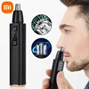 Xiaomi LED Portable Display Home Nose Hair Remover Electric Nose Hair Trimmer USB Charging  Safety Face Hair Cleaning Care Kit 1