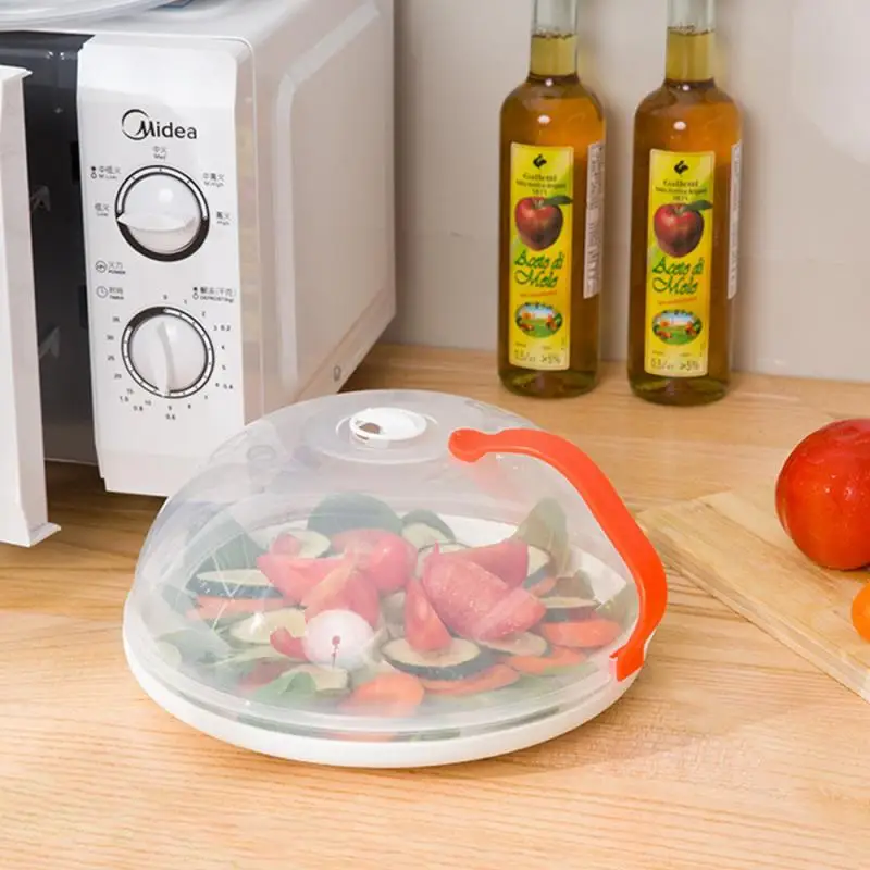 Microwave Splatter Cover Household Microwave Heating Cover Splash-proof High Temperature Food Preservation Dust-proof Insect-proof Special Hot Vegetable