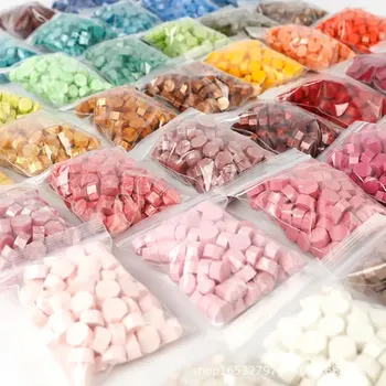 우표용 씰링 왁스, 결혼식 생일 초대장, DIY 봉투 장식, 200PCs