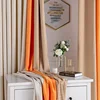 High-end Shading Nordic Simple Houndstooth Color Matching Stitching Modern Light Luxury Curtains for Living Dining Room Bedroom 4