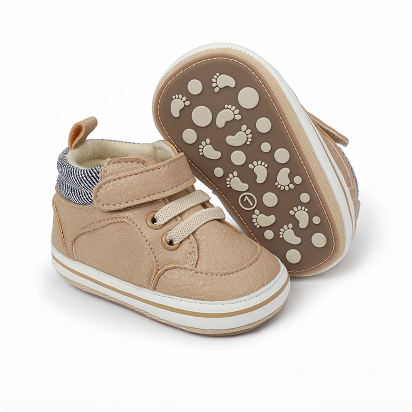 Infant Toddler Baby Girls Boys Casual Sneakers PU Leather Anti-Slip