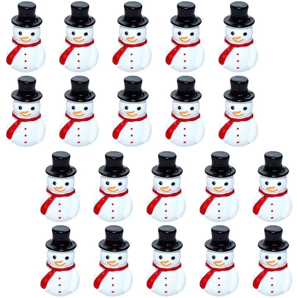 

Snowman Figurine Mini Resin Christmas Statue Landscape Party Miniature Miniatures Supplies Decoration Diy Dollhouse Micro Fairy