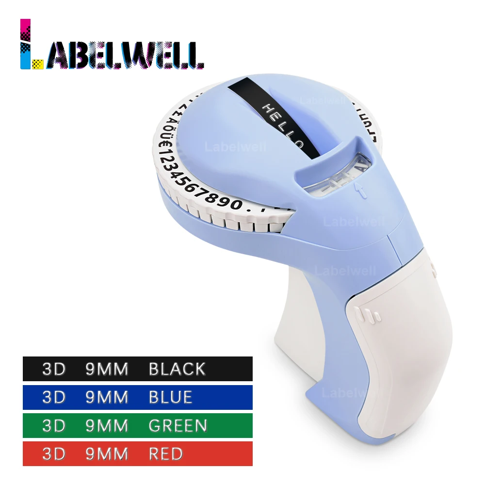 Portátil Handheld Labeling Machine, 3D Embossing Label