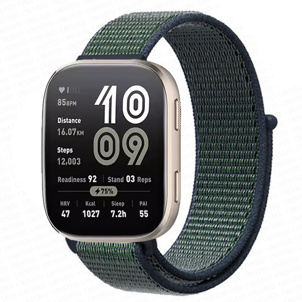Nylon Loop Watchband Bracelet - 22mm Strap Replacement