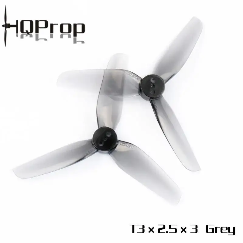 HQProp T3X2.5X3 3025 3-Blade Propeller 3 Inch 76mm PC CW CCW for FPV Racing Drone Quadcopter thumbnail 2