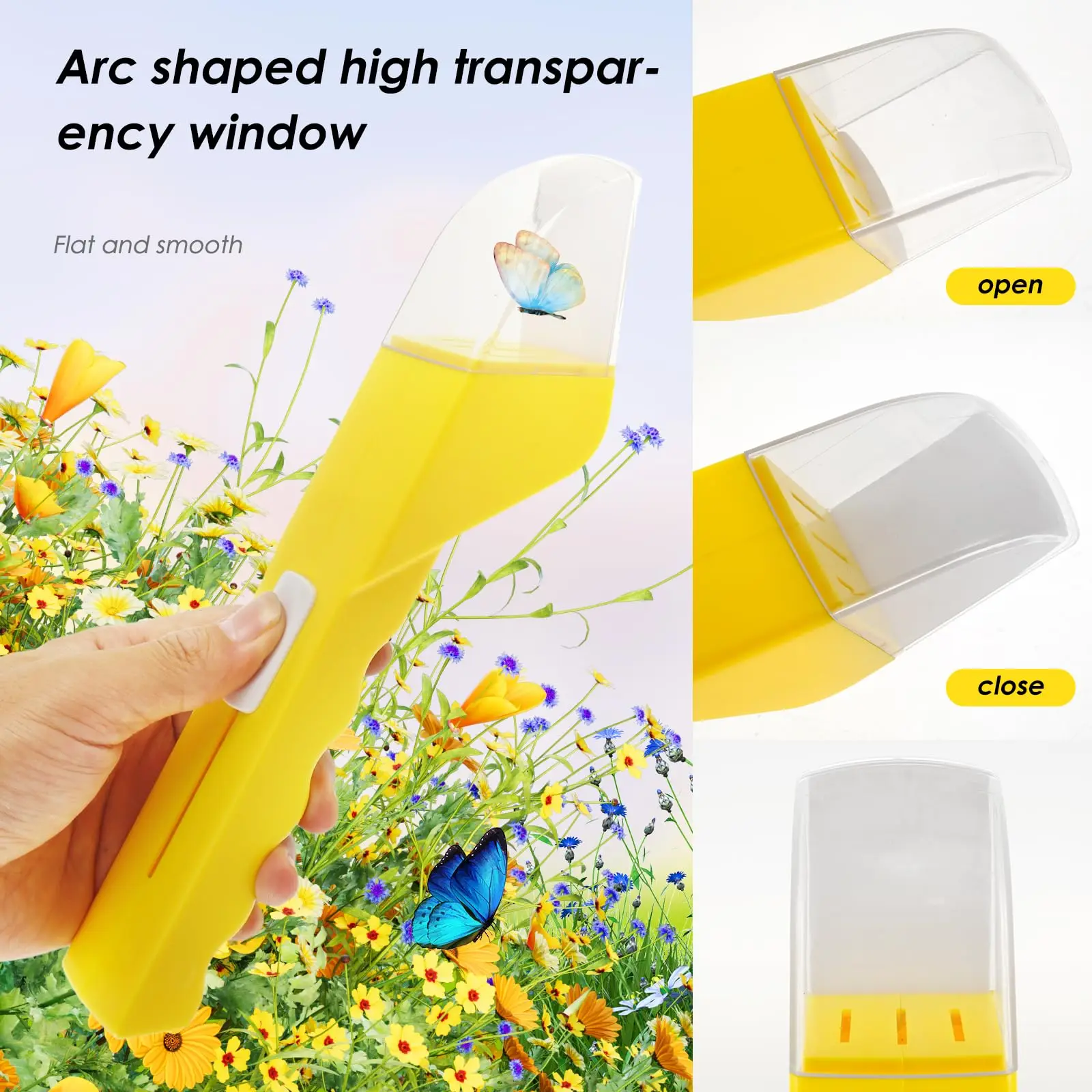 Contactless Humane Bug Catcher: Nature Exploration Tool & Gift