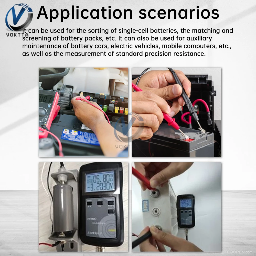 YR1035+ YR1030+ High Precision Lithium Battery Internal Resistance Tester 4-Wire Battery Tester for Electric Vehicle Group 5