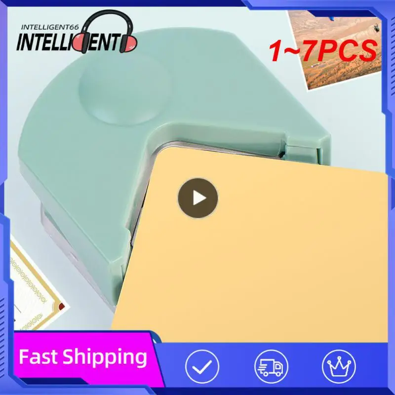 

1 ~ 7 шт. три и один резак для филе R4 R7 R10 круговой дизайн дырокол для бумаги альбома бумаги штамповочная машина офисная обвязка