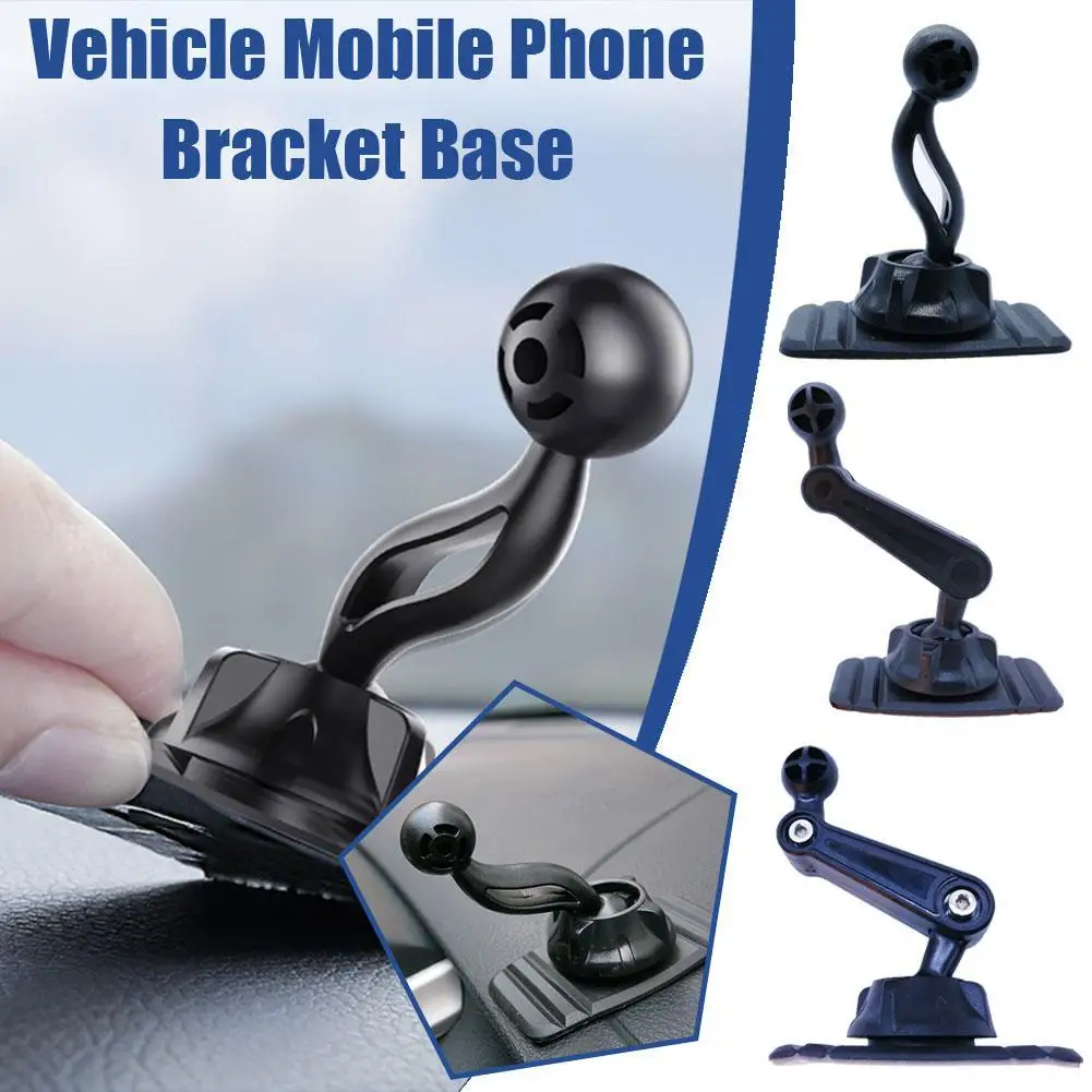 

1pcs Car Phone Holder Accessories Holder Base 360 Degree Adjustable Adhesive Car Center Console Phone Holder Accessories