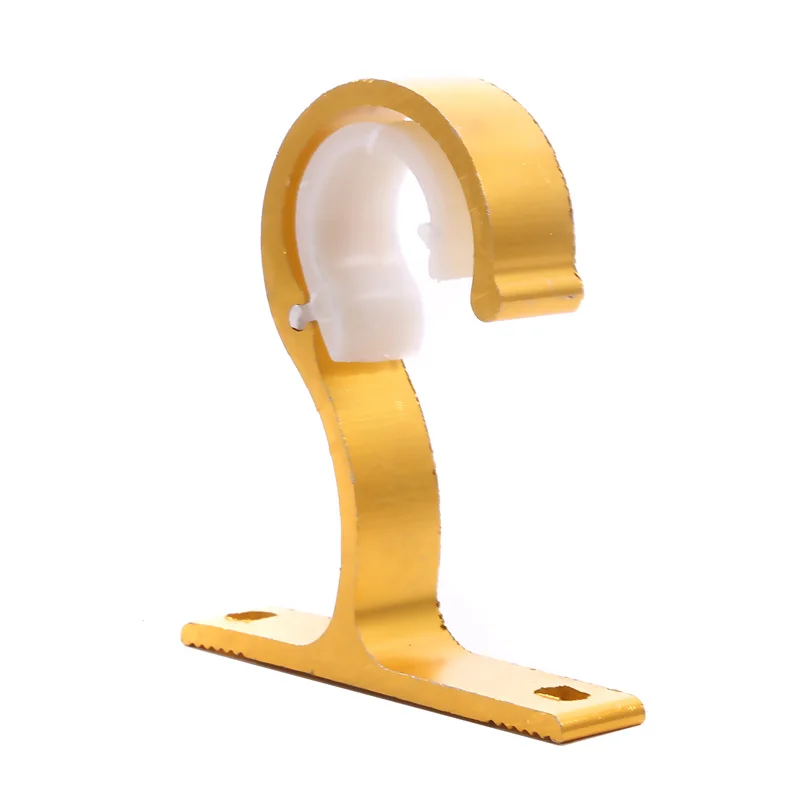 Adjustable Self Adhesive Curtain Bracket Holder Rod Hooks Wall Curtain Hanging Fixed Clip Storage Hooks Clamp Home Organizer