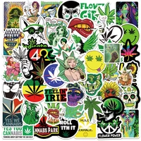 Waterproof Weed Stickers – Cool Graffiti Decals for Cars, Phones & Bikes (5-100pcs) - Image 6