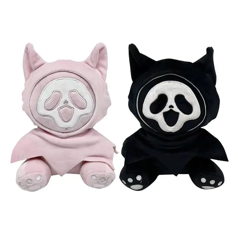 

Флуоресцентные плюшевые игрушки, мягкая плюшевая подушка с лицом призрака, плюшевая подушка для Хэллоуина