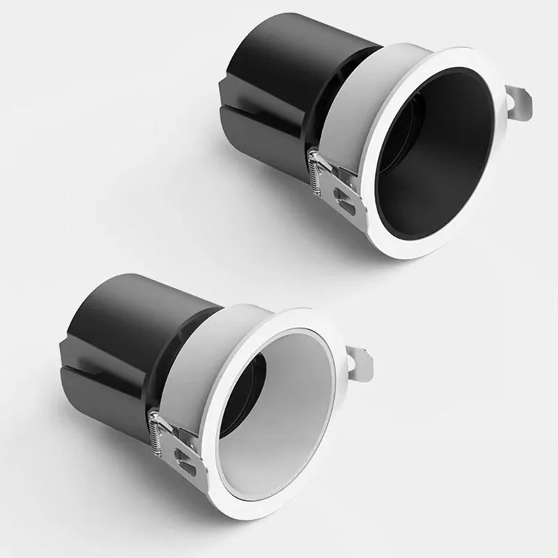 Dimmable Anti-glare Recessed LED COB Downlight Lamp 7W 10W 12W 24W 85-265V Ceiling Spot Panel Bulbs Round For Home Lighting led downlight recessed ceiling spotlight ceiling lamps