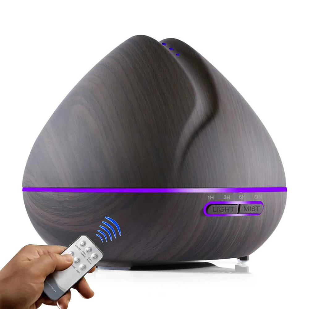 Aroma Essential Oil Diffuser Aromatherapy Ultrasonic Air Humidifier Automatically Remote Control Humidificador 300 500 1000ml 5