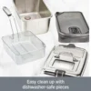 Electrics Stainless Steel Deep Fryer with Basket 3.5 Liter Oil Capacity, 2.6 Pound Food Capacity 1700 Watts Dishwasher 3