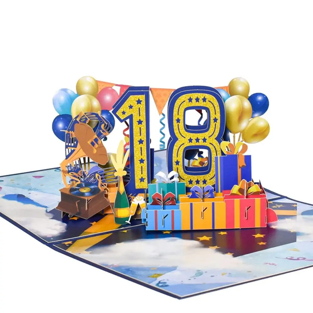 Creative Birthday Wedding Anniversary Card Three-dimensional Handmade Paper Carving Originality Gift Personalized Portable