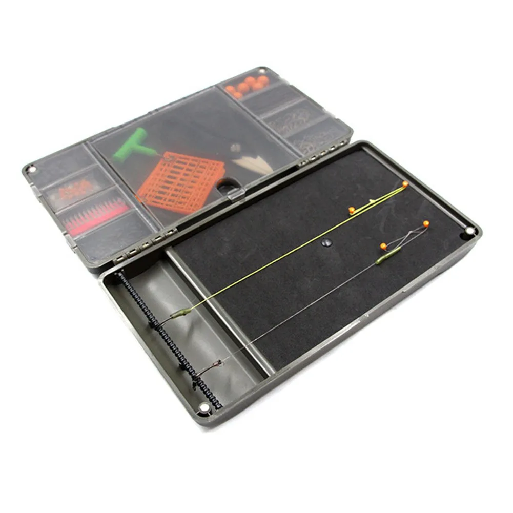 

System Fishing Tackle Box Terminal Tackle System Board Box Carp Swivels Hooks Fishing Rig High Quality Hot Sale