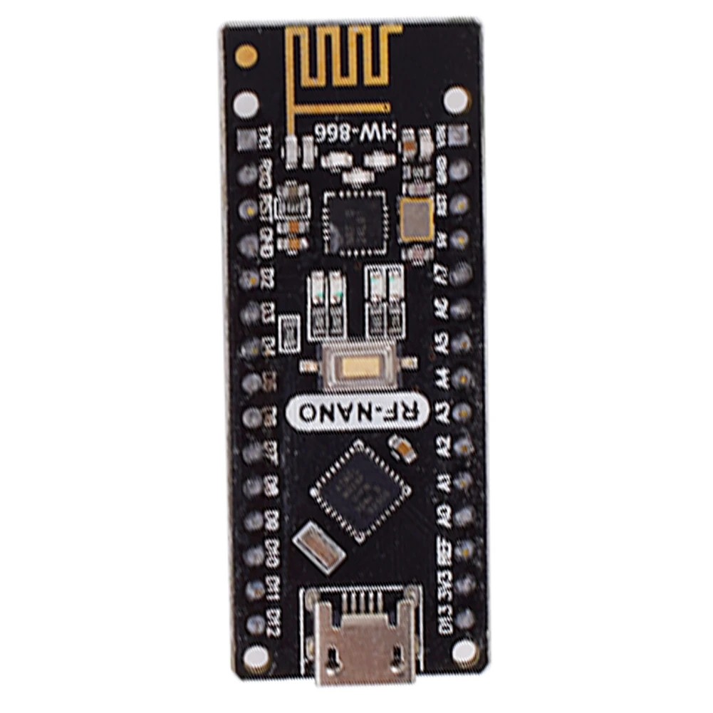 

RF-Nano Is Compatible with ATMEGA328P Nano and Integrated NRF24L01 Wireless CH340/CC2540 Bluetooth Module