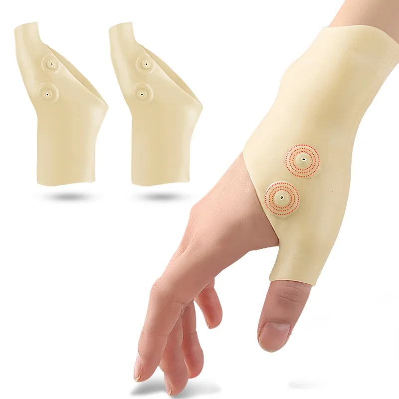 Arthritis Gloves Magnetic Therapy Wrist Hand Thumb Support 1/2Pcs