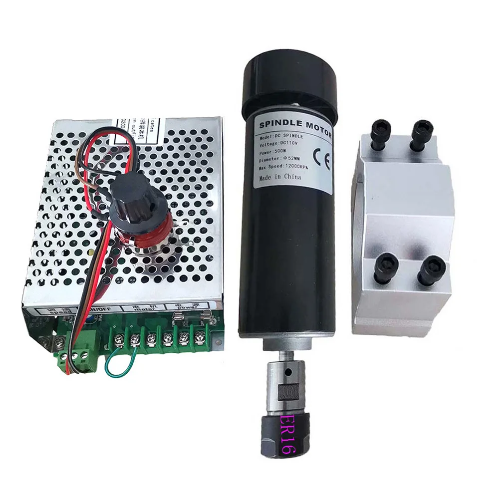 空冷 0.8kw dc110v 20000rpm CNC spindlemotorキット/ チャック 800w スピンドルモーター 電源 空冷スピンドルモーター、 空冷 0.8kw DC110V 20000RPM CNC スピンドル