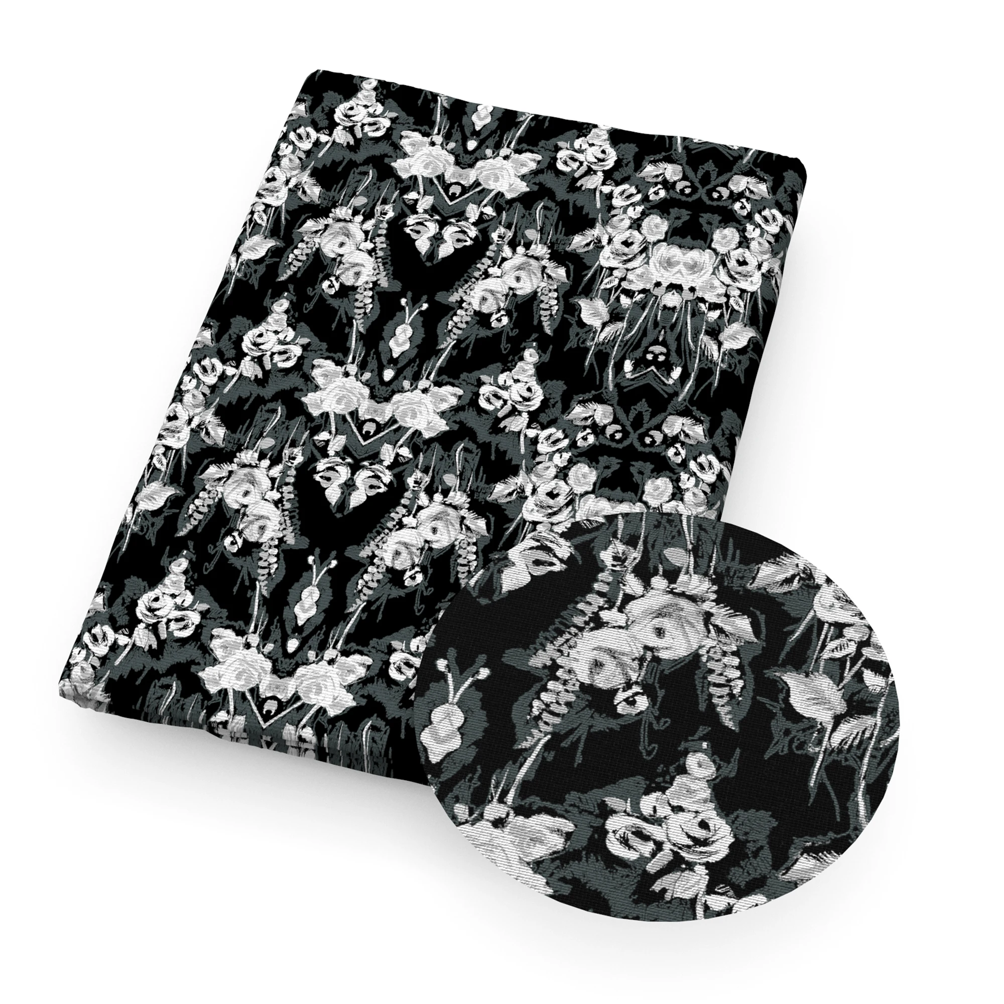 50*145cm Sport Black Series 100% Pure Or Polyester Cotton Fabric Material Patchwork Sewing Quilting Fabric Needlework DIY Cloth 5