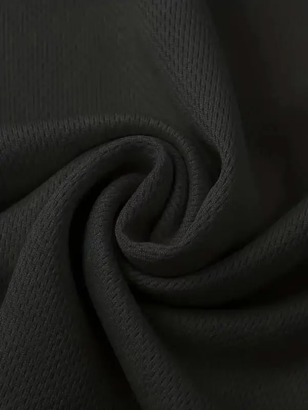 Round Neck T-Shirt 4-Pack Black Ultra-Light Men's Quick Drying Breathable Sweat-Absorbent Shirt Suitable for Fitness Gym and Run - Image 5