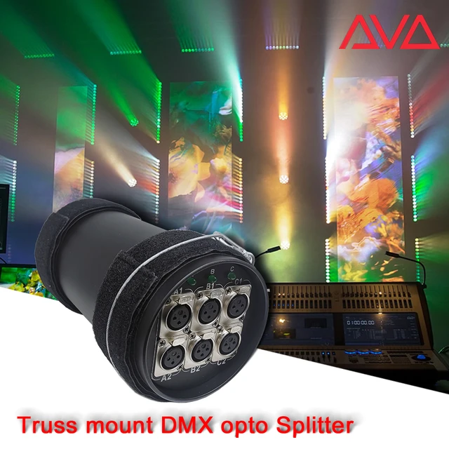 Truss mount DMX opto Splitter