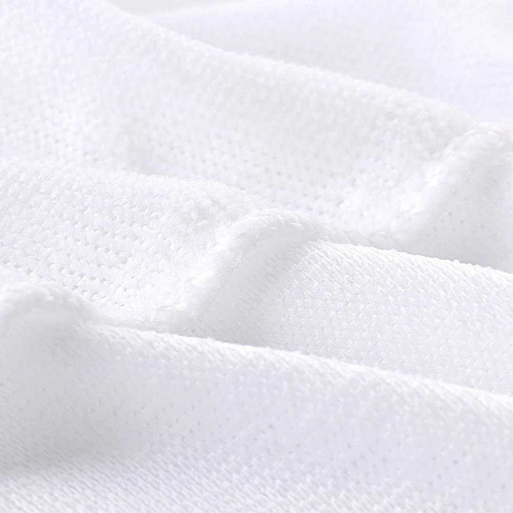 Thickened Absorbent Combed Cotton Towels Soft Skin Friendly White Towel Home Hotel Travel Bathroom Supplies 5