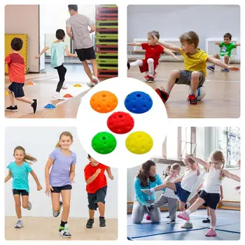 Mini WaveSpeed Ball Half Circles Balance Ball Trainer Foot Step Toy Children's Sensory Stimulation Ball Durian Ball GYM Fitness 5