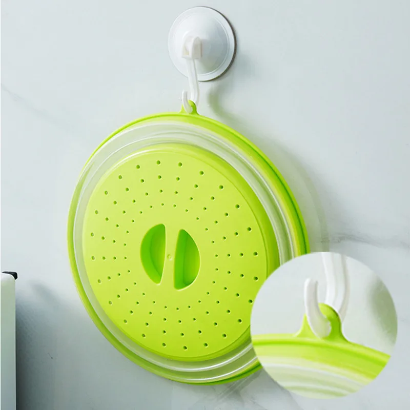 Multifunction Microwave Splatter Cover Collapsible Food Cover Hollow-out  Drain Basket Cooking Splash Guard Kitchen Accewwories - AliExpress