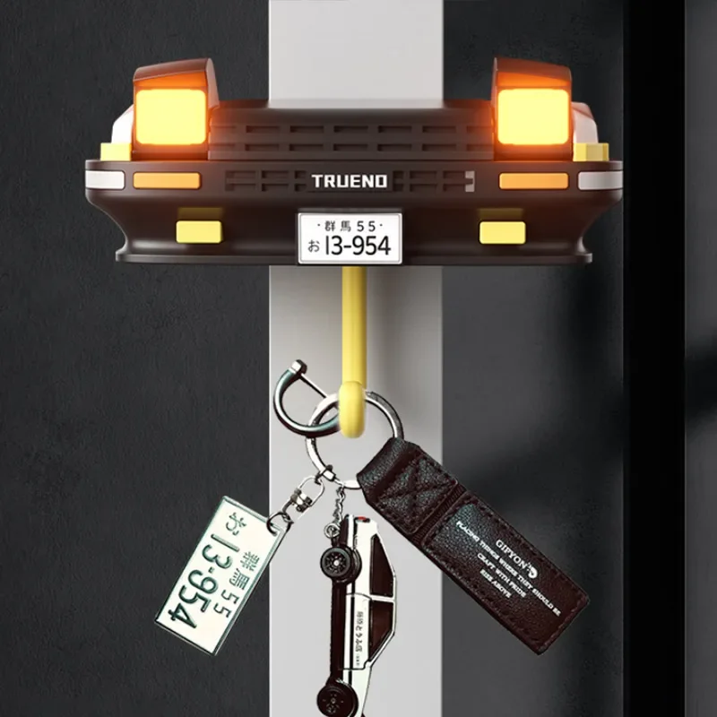 New AE86 Car Headlight Wall Key Holder Room Accessories Wall-Mounted Key Hanger Hook For Car Enthusiasts' Gifts Boyfriend Gift 3