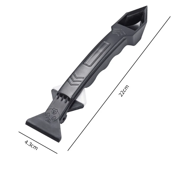 Metal squeegee squeegee glass blade cleaning angle residual rubber scraper sewing tool