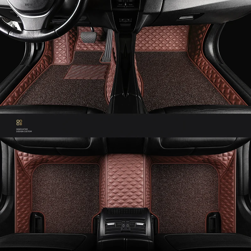 

Custom Leather Car Floor Mats For Chevrolet Cruze Malibu Sonic Trax Sail captiva epica CAVALIER Carpet Floor Liner Car Styling