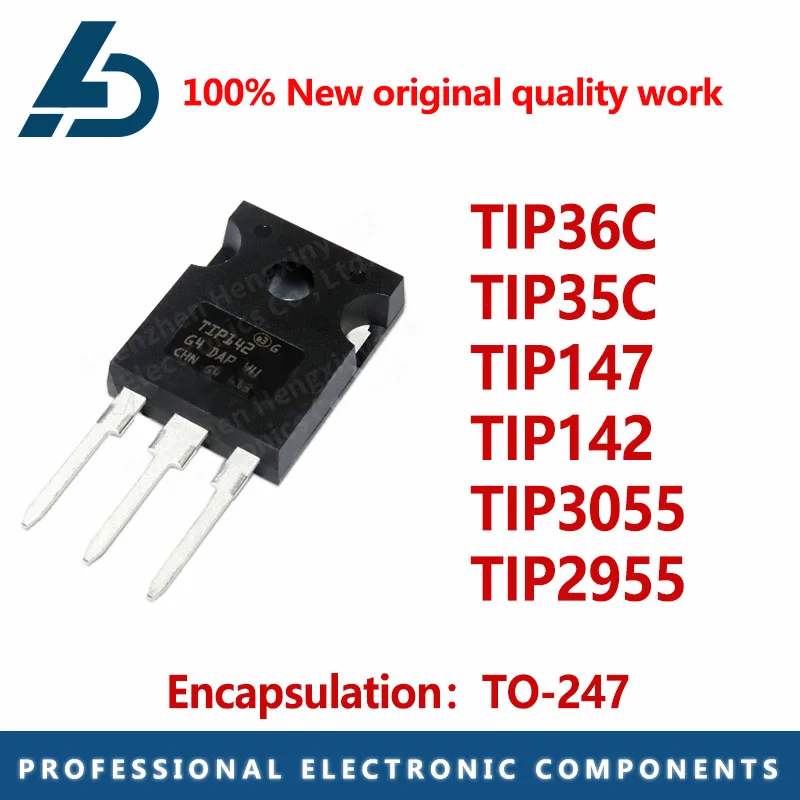 Lot De 10 Transistors De Puissance TO-247 (TIP35C, TIP36C, Etc.) - Pour Amplis Et Alimentations