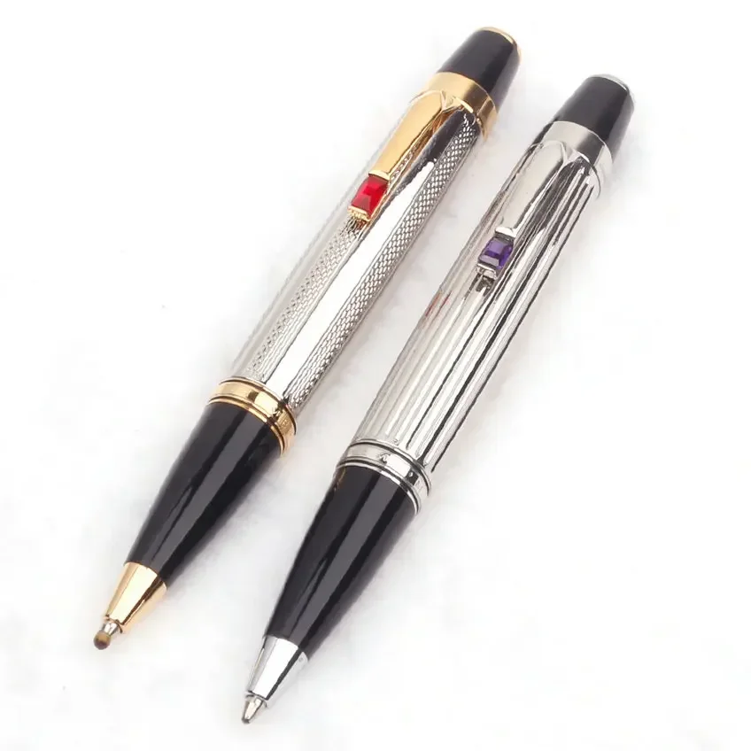 Ballpoint Pen Luxury Bohemia Mini MB Ballpoint Pen Business Novel Design Black Resin Writing Pens with Crystal Number Office School Supplies multifunction ballpoint pen multifunctional pen ball point pen