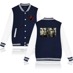 New The Vampire Diaries Varsity Baseball Bomber Jacket Men Women Hip Hop Harajuku Jackets Boys Girls Single Breasted Loose Coats