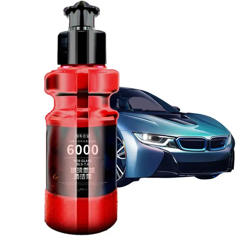 

Glass Oil Film Removing Paste Car Glass Oil Film Cleaner Water Spot Remover Windshield Cleaner Form Protective Layer Automotive