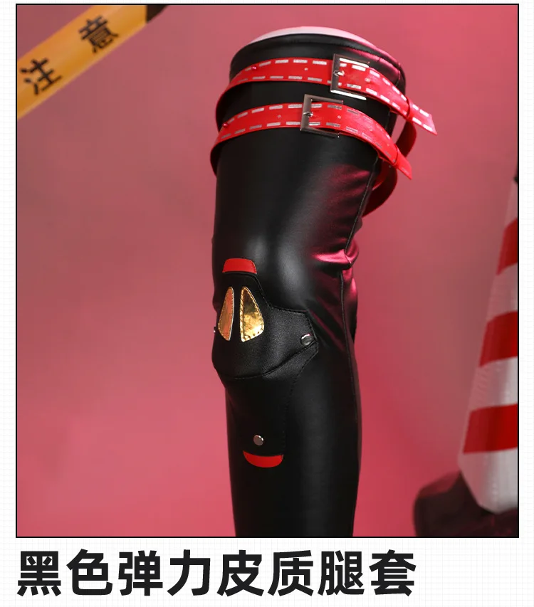Zenless Zone Zero: Burnice Whita | Black Uniform Cosplay Costume Set 41 Zenless Zone Zero Burnice White Sons of Calydon Punk Uniform Cosplay Costume