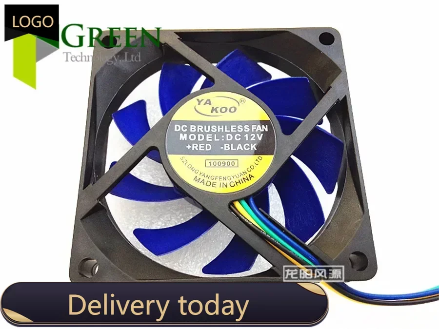 10pcs New Hydro bearing 7015 70MM 70x70x15mm Graphics card fan CPU Cooling fan 12V 0.15A   with 4pin