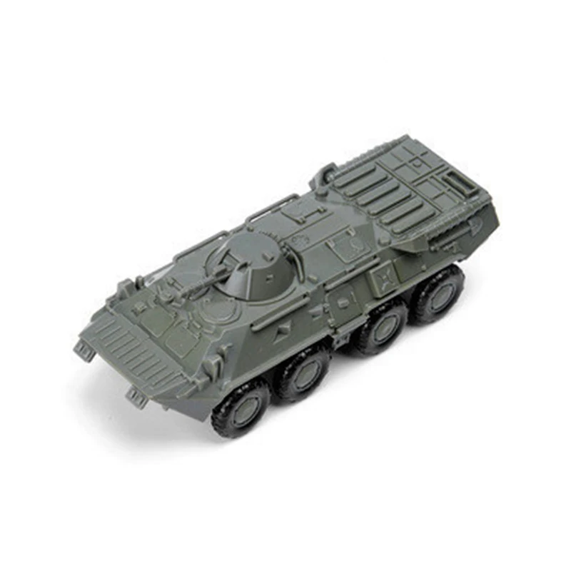 4D 1/72 Military Vehicles Model Truck Tank Jeeps Armored Transport Car Fighting Chariot Building Sand Table Scene Boy Toy Gift - 4