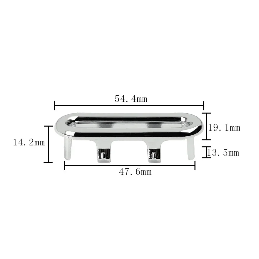 Replacement Basin Sink Spare Oval Overflow Cover Tidy Trim 12x Pcs Plastic Suitable for All Types of Wash Basin