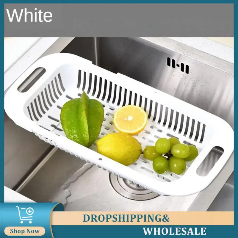 Telescopic Sink Rapid Draining Bowl And Chopsticks Storage Rack Adjustable Extensible Sink Drying Rack Cutlery Filter Quick