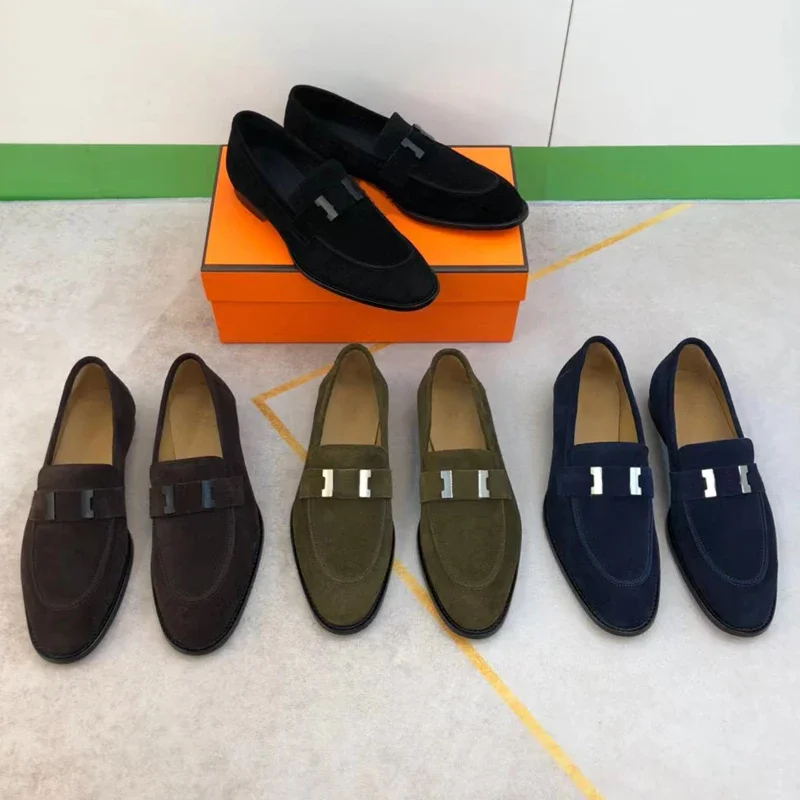 

Designer High Quality Suede Timeless Classic Slip-on penny Loafer Comfort and Convenience Leather Shoes For Men