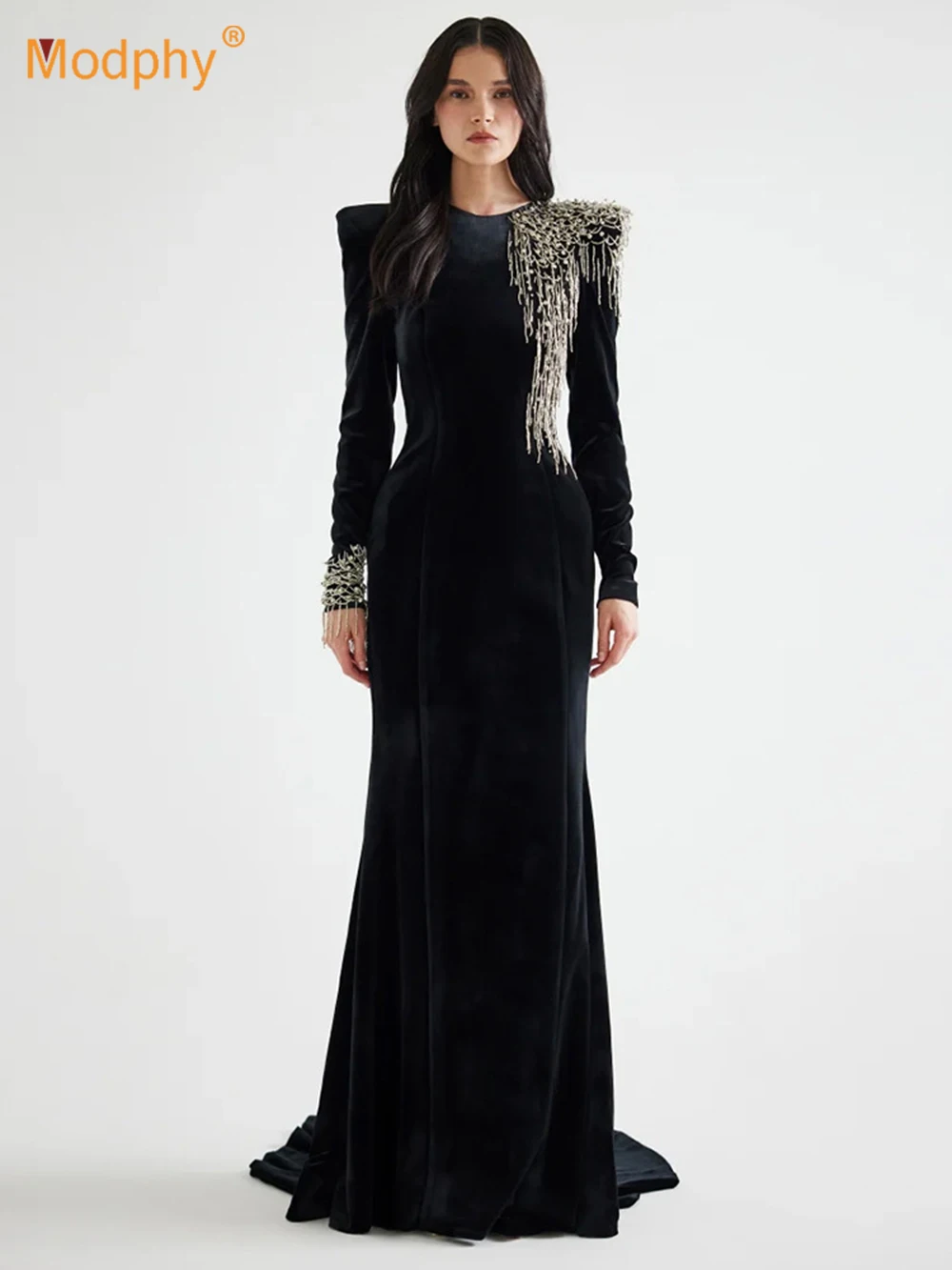 فستان Modphy Heavy Industries Deads Diamond Velvet...