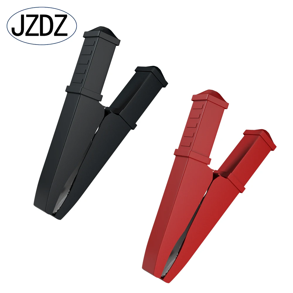 JZDZ 4MM Insulation Alligator Clips Metal Crocodile Clamp for Wires Test Accessories DIY Electrical Tools 30A 1000V J.60051