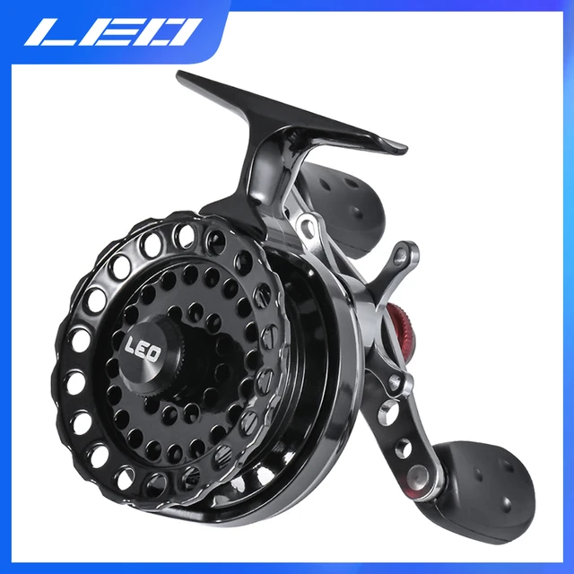 Spinkingleofishing 4+1bb Spinning Ice Fishing Reel 2.6:1 18kg Max