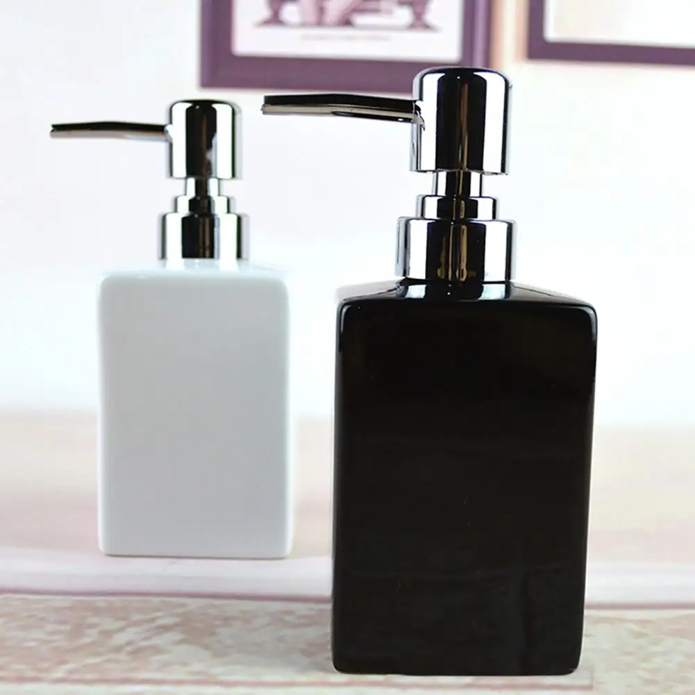 Ceramic Soap Dispenser 320ml Bathroom Kitchen Lotion Liquid Bottle Container oils lotions liquid soaps shampoos kitchen tool